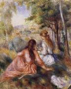 Pierre Renoir In the Meadow Sweden oil painting artist